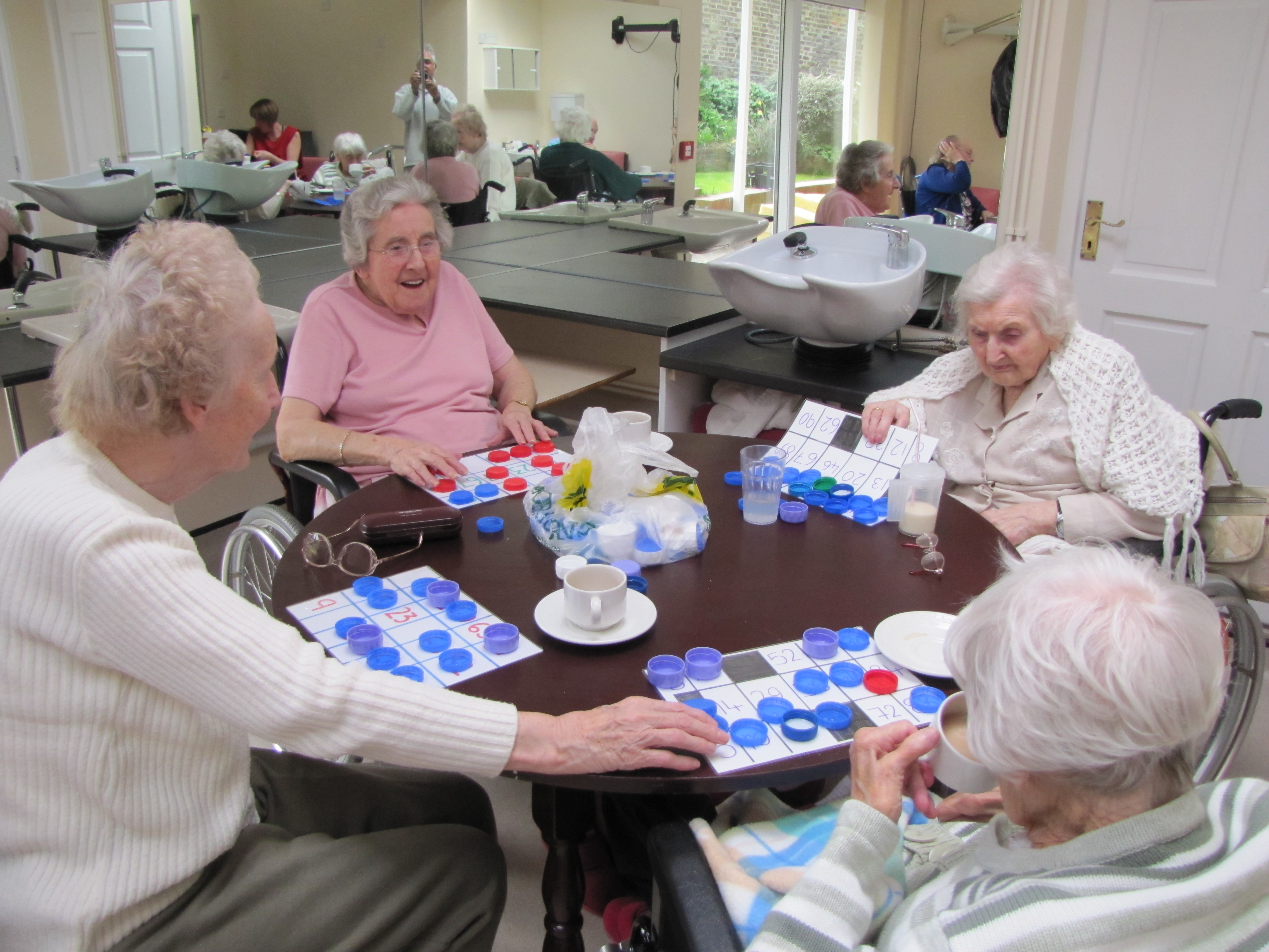 Care Residents Sitting